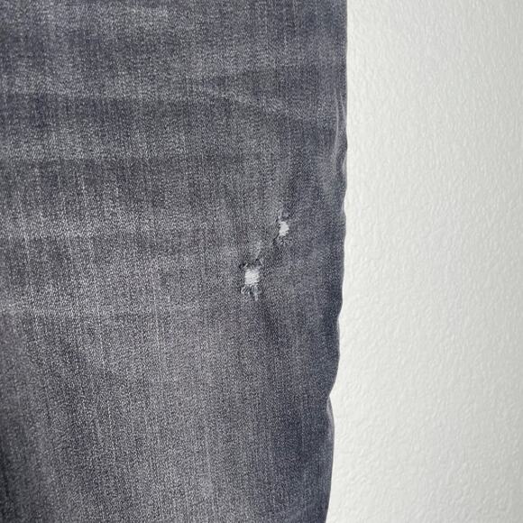 Universal Thread Womens Jeans Size 12 Gray Distressed High Rise Skinny Leg - Picture 12 of 16